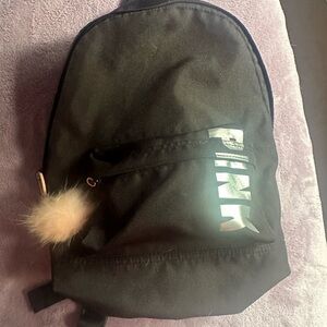 Cute mini pink backpack